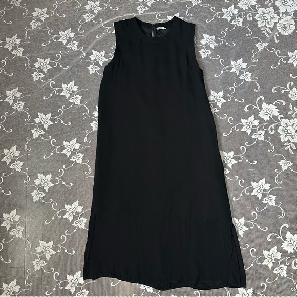 Filippa K 100% Silk Shift Dress in Black Sz Small - Picture 6 of 12